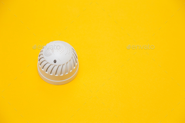 The smoke sensor on the ceiling - Stock Photo - Images