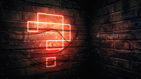 Question mark neon sign - Stock Photo - Images