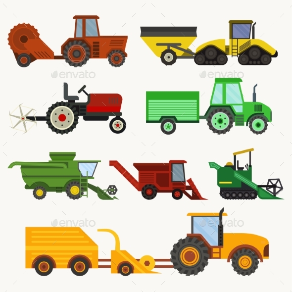 Vector Agricultural Vehicles - Miscellaneous Vectors