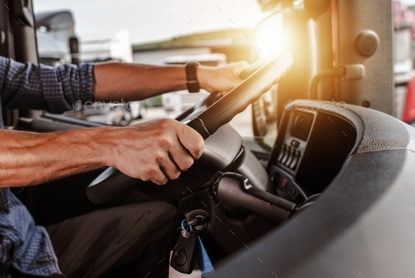 CDL Commercial Driver - Stock Photo - Images
