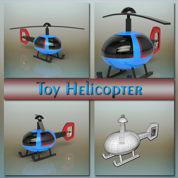 Toy Helicopter - 3Docean 21548109