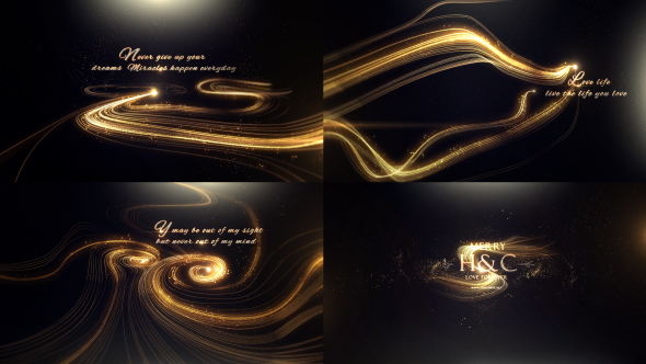 Particle Line Luxury - VideoHive 21548409