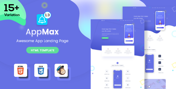 Awesome App Landing - ThemeForest 21402851