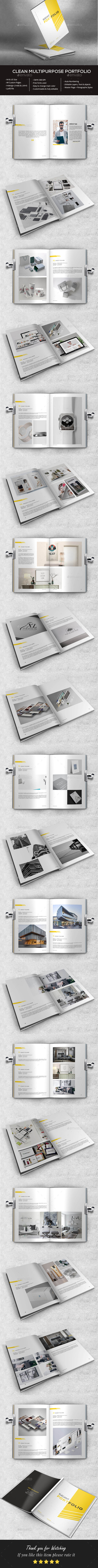 Clean Portfolio - Portfolio Brochures