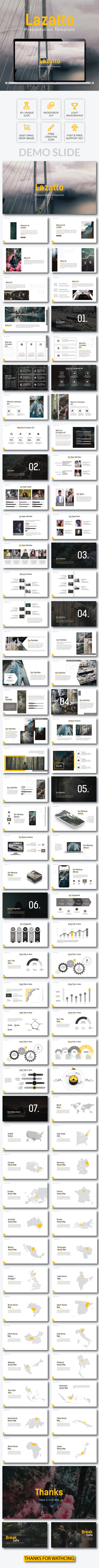 Lazatto - Keynote Template - Keynote Templates Presentation Templates