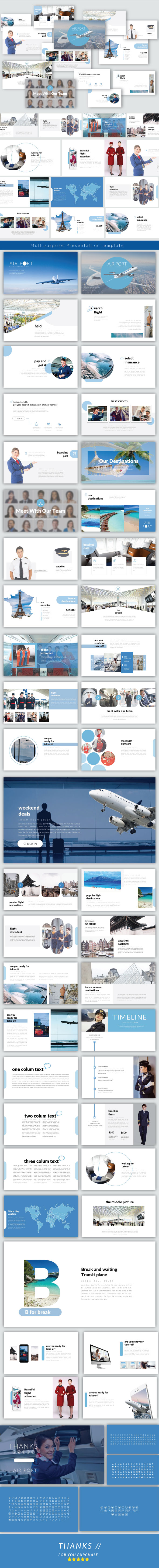 Airport - Keynote Presentation Templates - Business Keynote Templates