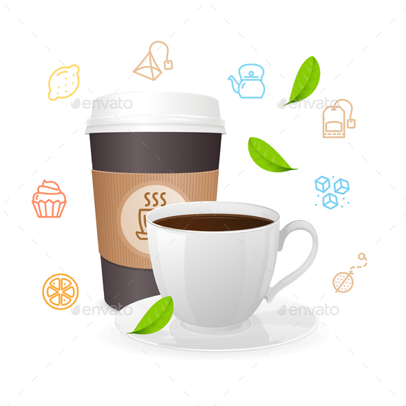 Tea Ceremony Concept - Food Objects