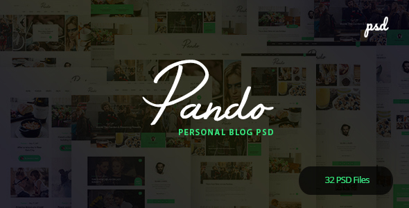 Pando - Personal - ThemeForest 21403619