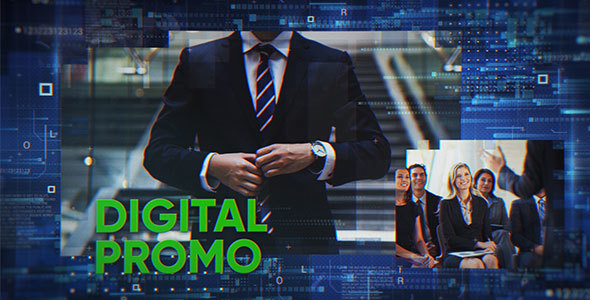 Digital Promo Video Displays template preview