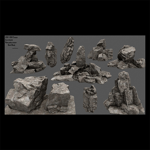 desert rocks - 3Docean 21557948