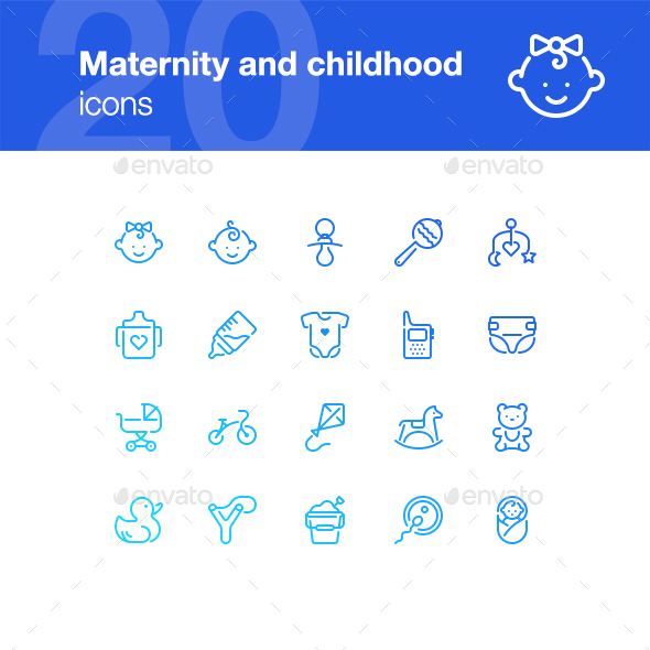 20 Maternity and Childhood Icons - Miscellaneous Characters