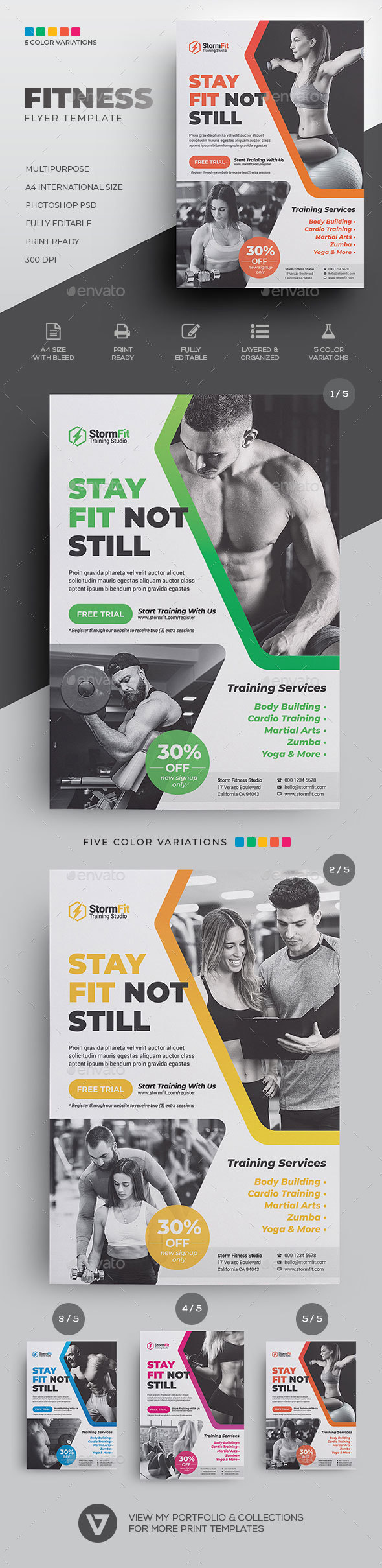 Fitness Flyer - Sports Events