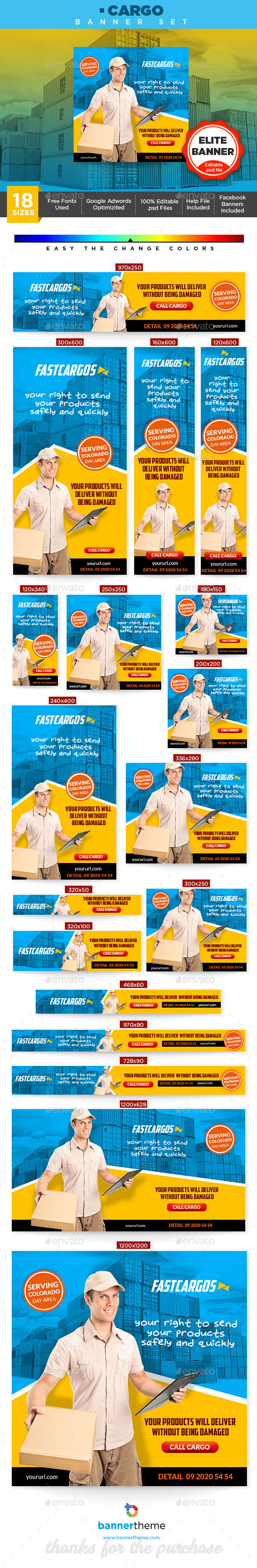 Cargo Banner - Banners & Ads Web Elements