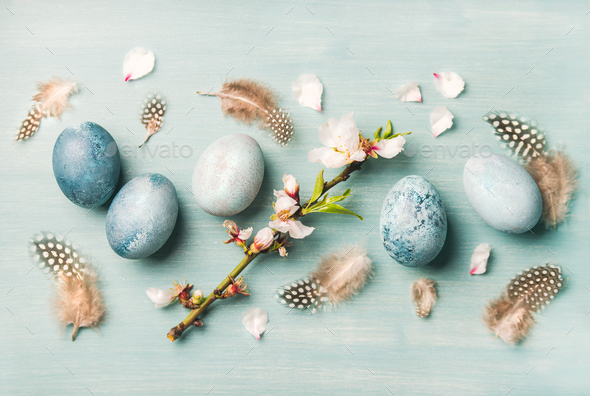 Easter holiday greeting card - Stock Photo - Images