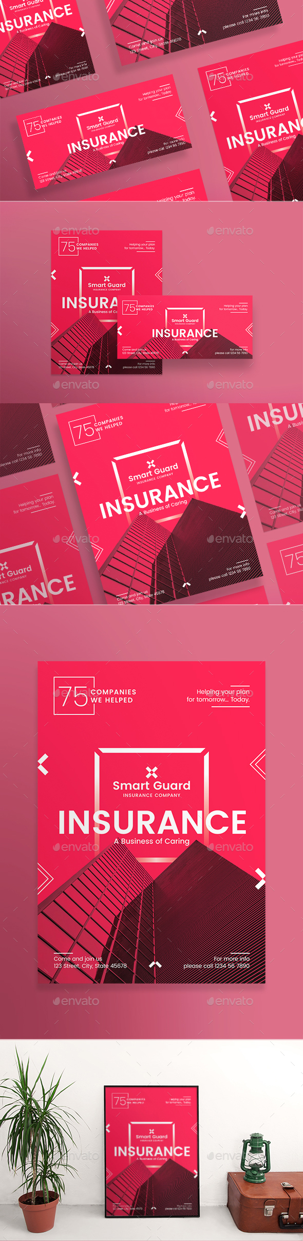 Insurance Company Flyers - Corporate Flyers