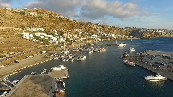 Aerial View of Athens in Greece alt