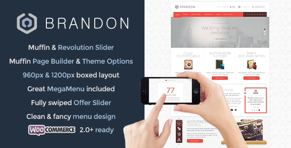Brandon - Responsive Multi-Purpose WordPress Theme - Business Corporate