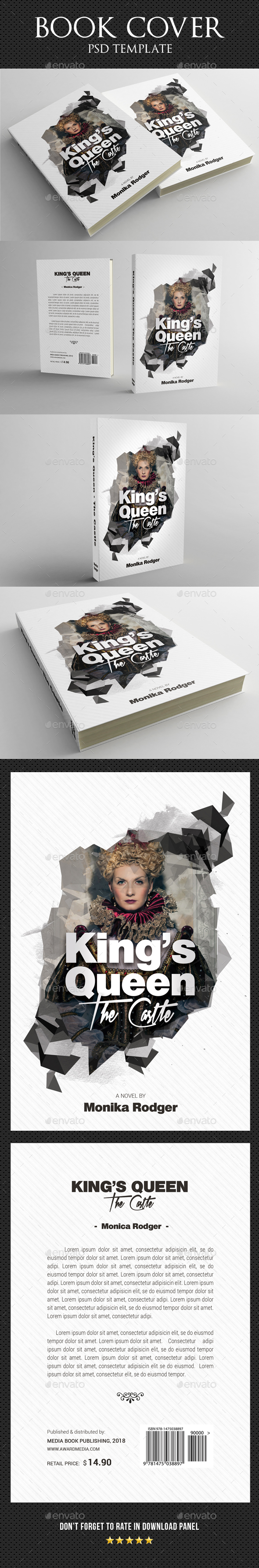 Book Cover Template 43 - Miscellaneous Print Templates