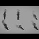 2K Light Smoke Plume PACK - Black - Large Scale - VideoHive Item for Sale