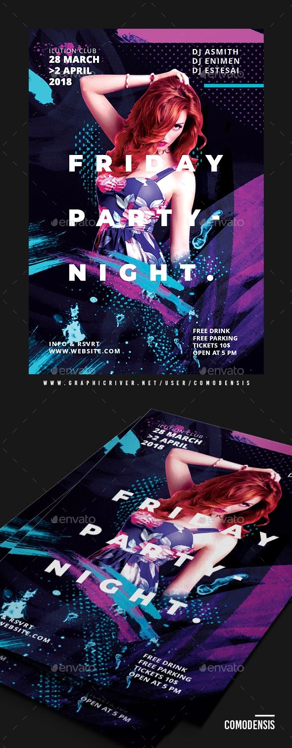 Dj Friday Night Party - Clubs & Parties Events
