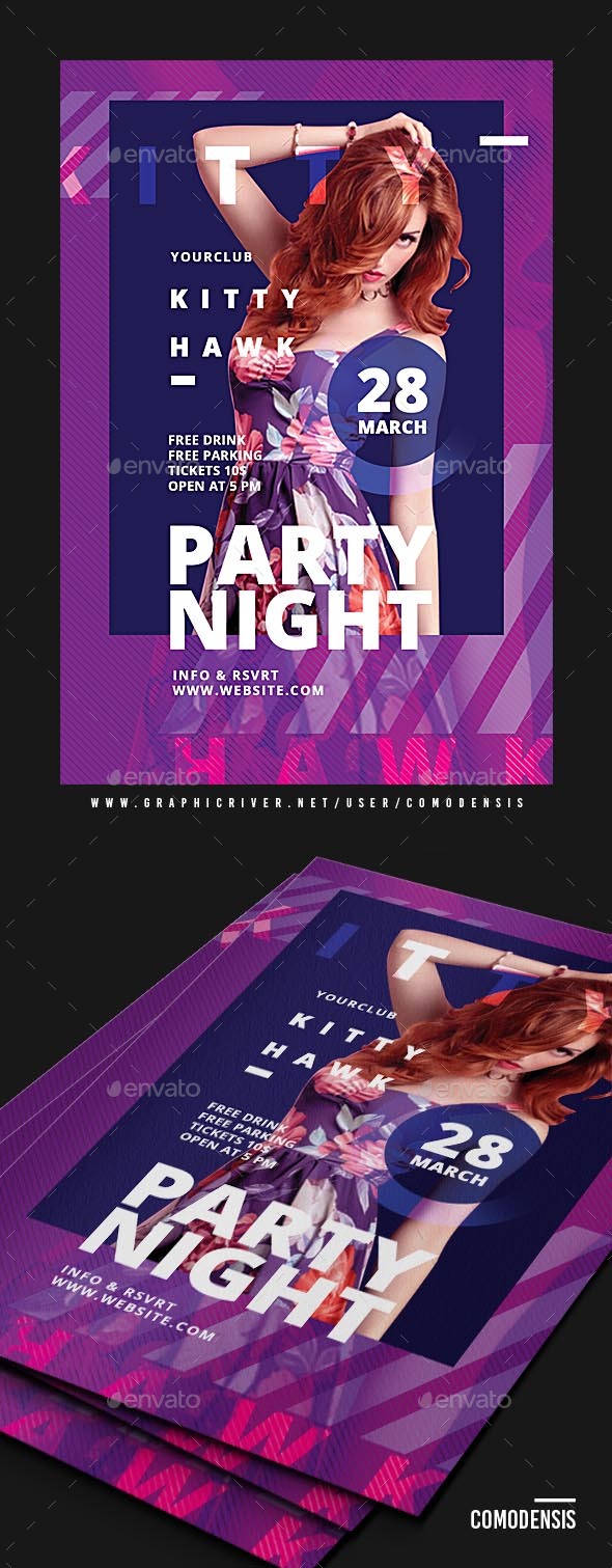 Night Party Flyer - Clubs & Parties Events