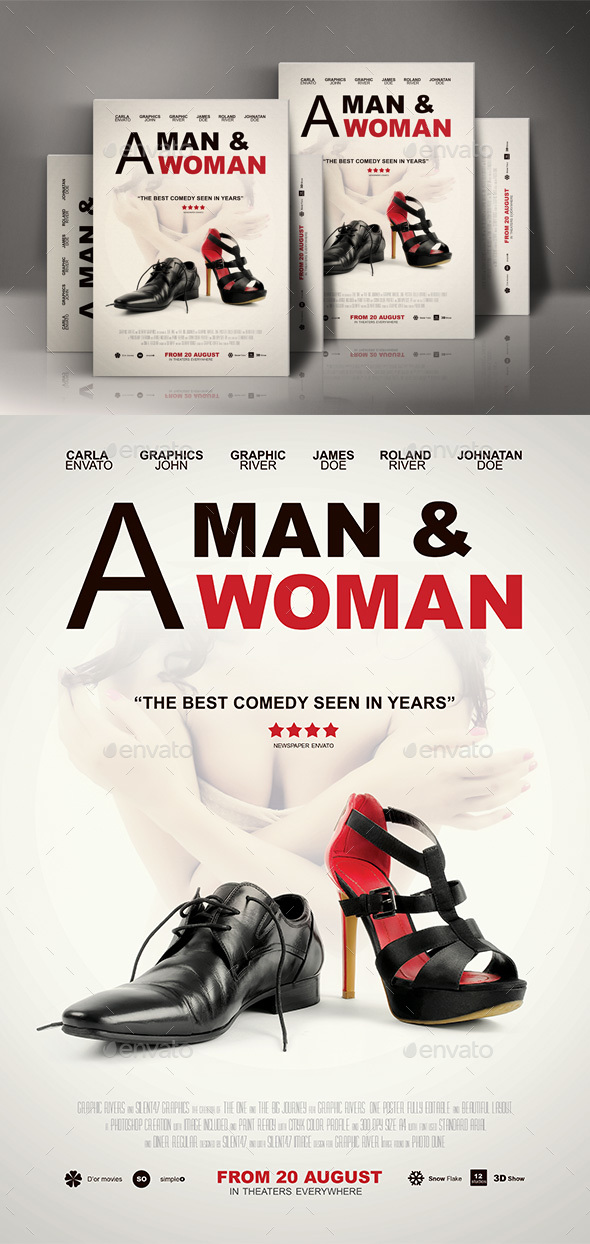 Comedy Movie Poster Template - Miscellaneous Events