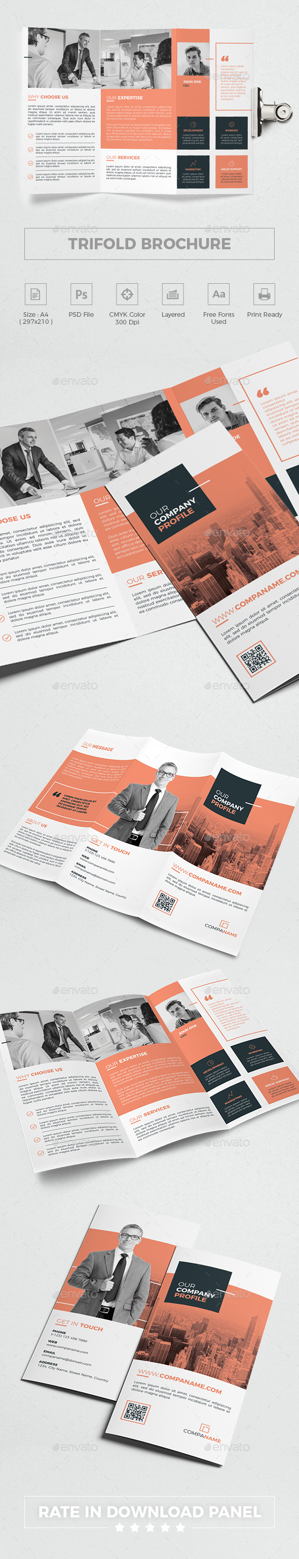 Trifold Brochure - Brochures Print Templates