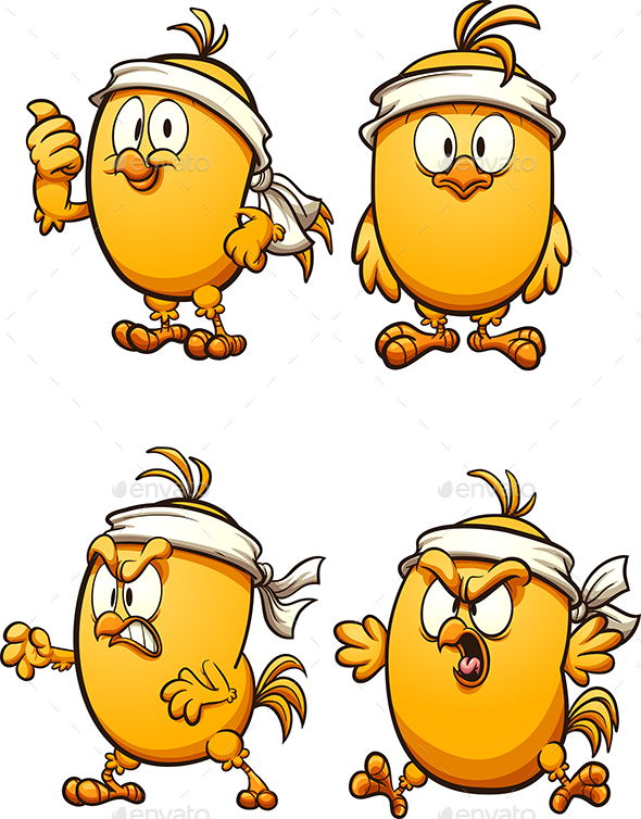 Bandana Chicken - Animals Characters