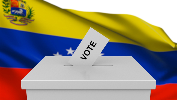 Ballot Box with Venezuela Flag, Motion Graphics | VideoHive