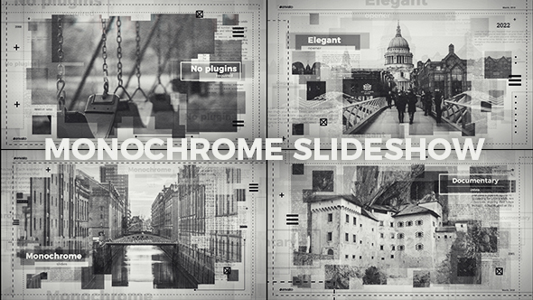 Monochrome Slideshow - VideoHive 21491550