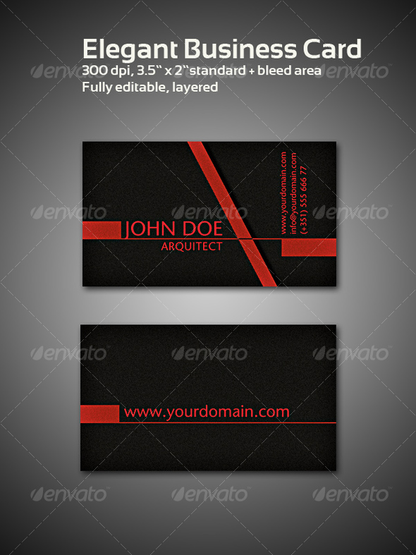 Elegant Business Card - Corporate Business Cards