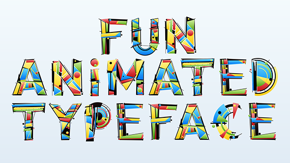 Fun Animated Typeface