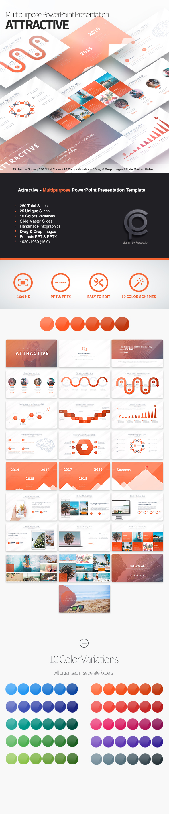 Attractive – Multipurpose PowerPoint Presentation - Business PowerPoint Templates