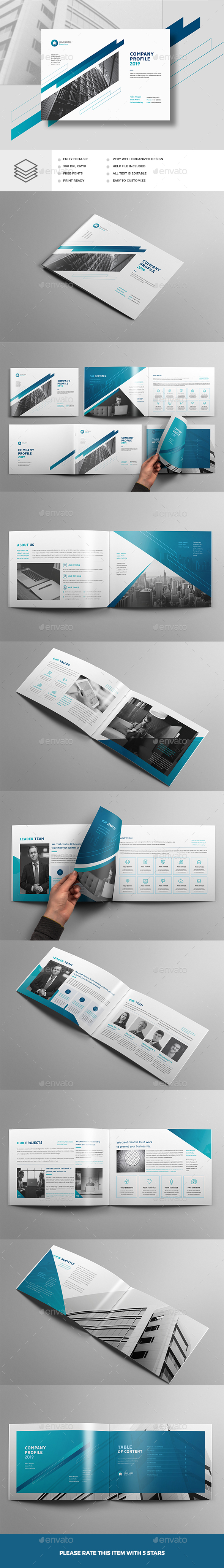 Company Profile Landscape A4 & A5 - Corporate Brochures