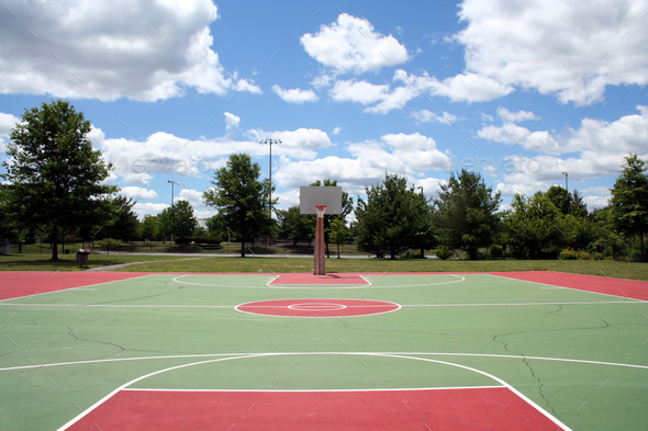 Basketball Court - Stock Photo - Images