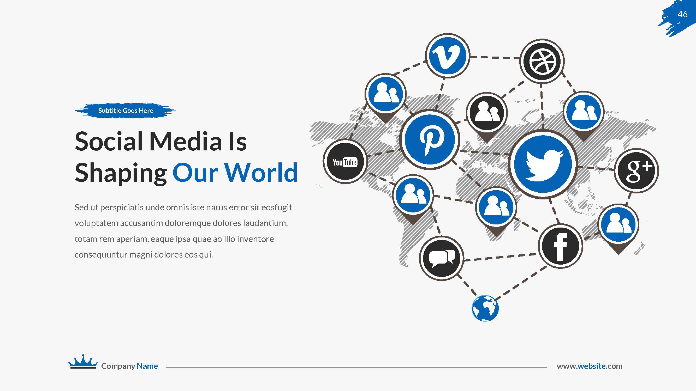 Social Media Marketing Google Slides Pitch Deck Presentation Templates