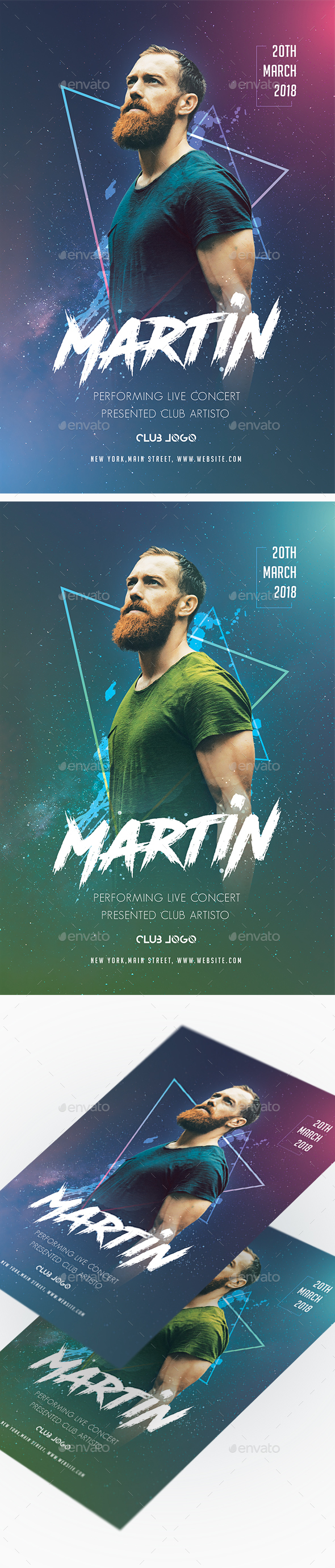 Artist Dj Party Flyer - Clubs & Parties Events