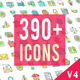Icons Pack 390 Animated Icons - VideoHive Item for Sale