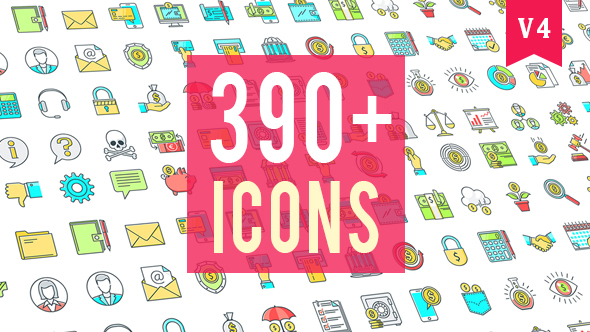 Icons Pack 390 - VideoHive 20235601