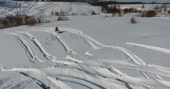 Entertainment on Snowmobiles 