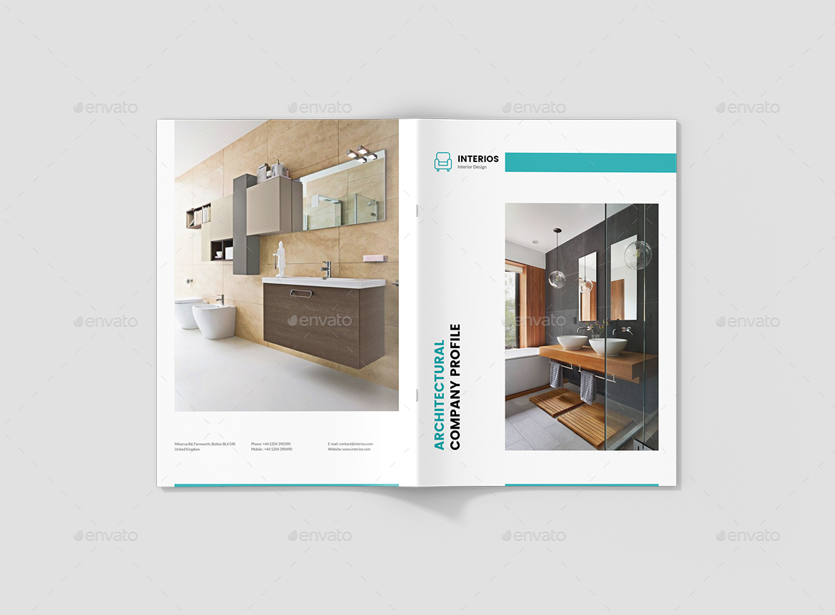 Interios Interior Design Brochures Bundle Print Templates 3 In 1