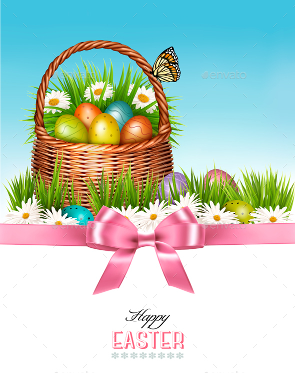 Happy Easter Background - Seasons/Holidays Conceptual