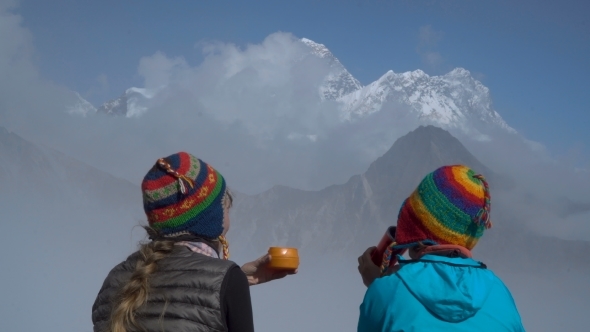 Girls in the Himalayas alt