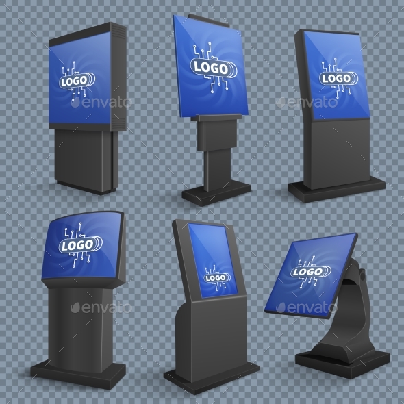 Touch Screen Computer Terminals - Man-made Objects Objects