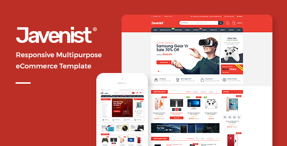 Excellent eCommerce HTML Template - Javenist RTL