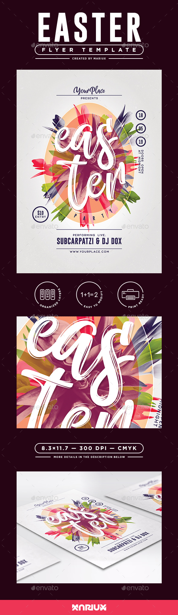 Easter Flyer/Poster Template - Events Flyers