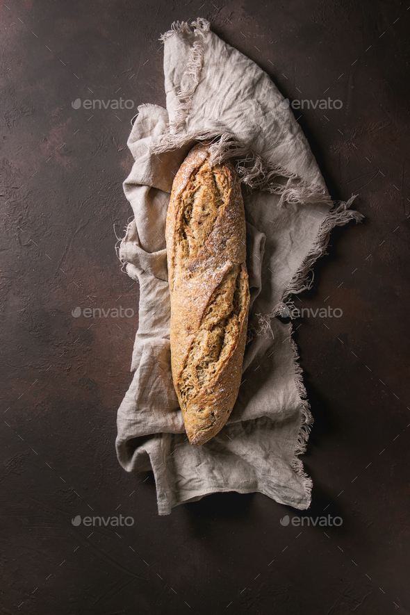 Artisan rye bread - Stock Photo - Images