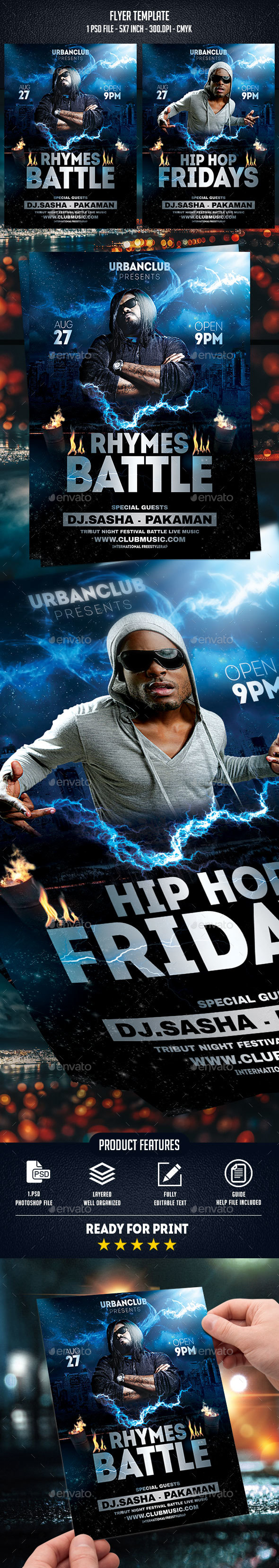 Rap Flyer Template - Events Flyers