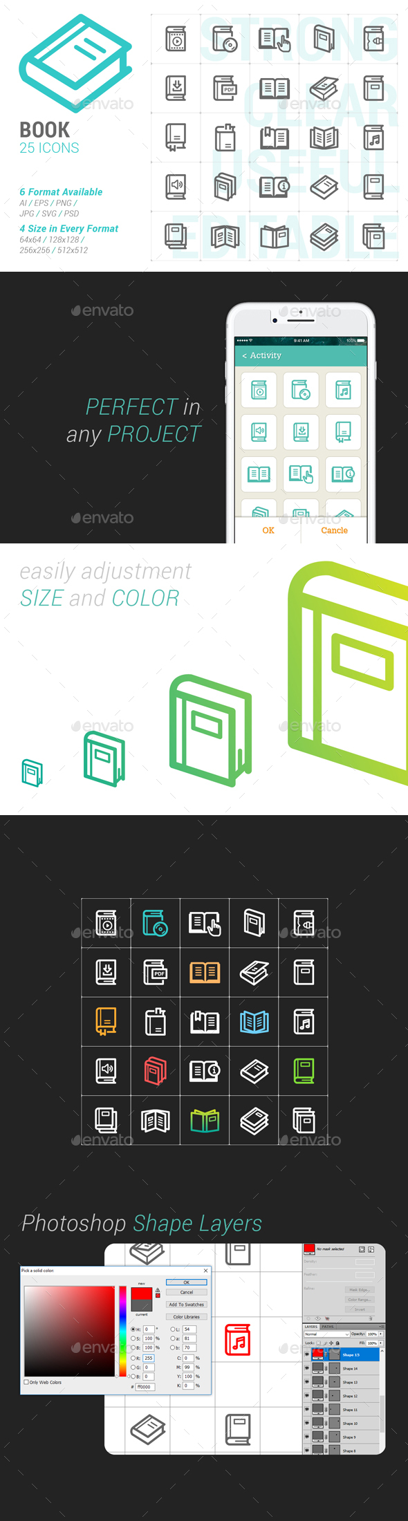 Book Mini Icon - Media Icons