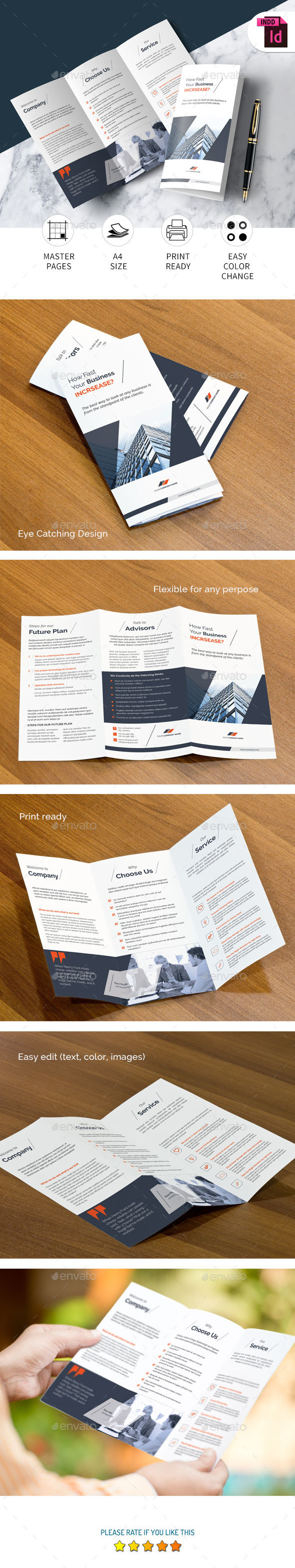 Tri-Fold Brochure - Brochures Print Templates